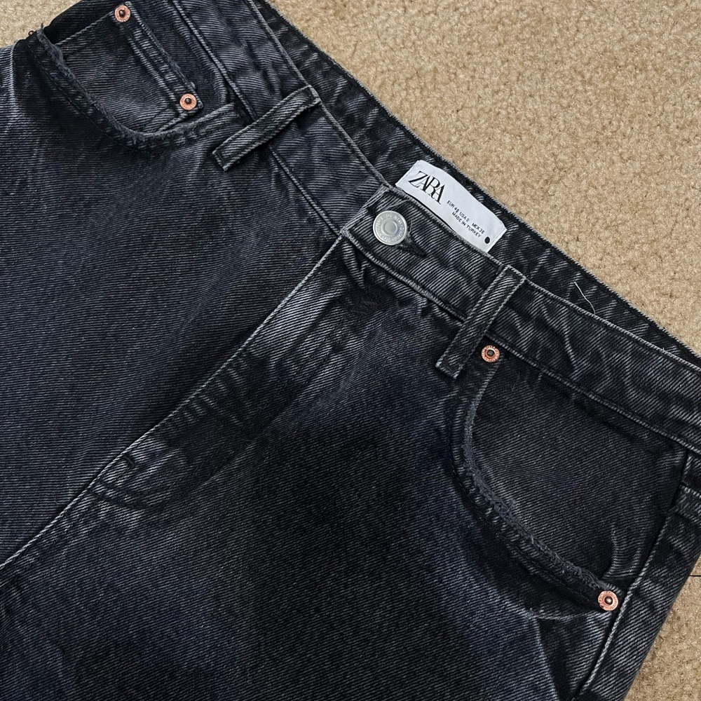 Zara Black Denim Jeans